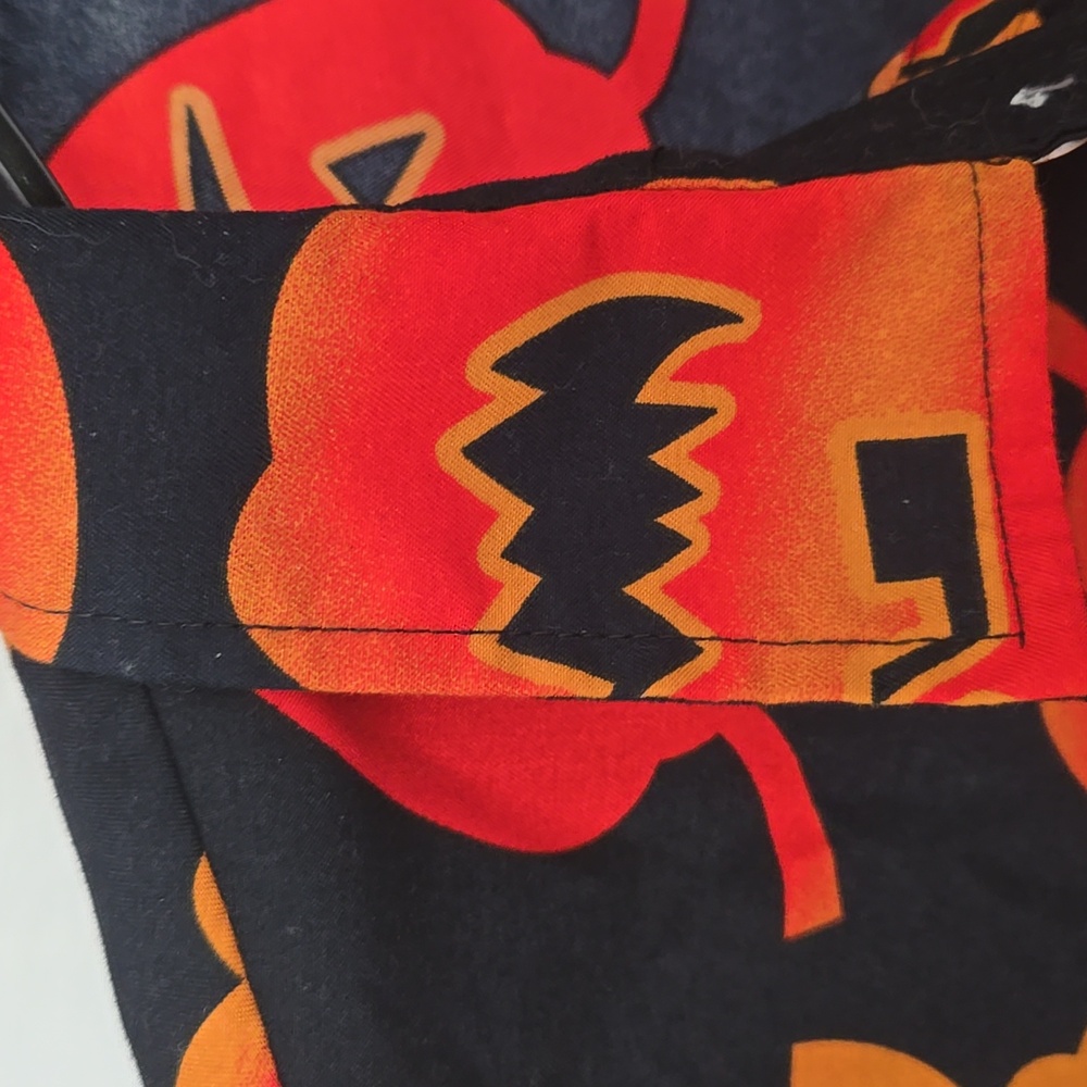 SSLR Halloween Pumpkin Print Men's Shirt - Picture 3 of 9